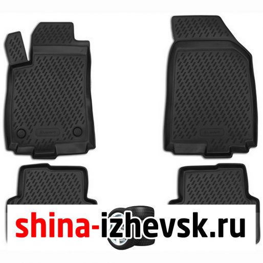 Коврик Autofamily коврики в салон для CHEVROLET Aveo, 2012- , 4 шт. ) в Ижевске